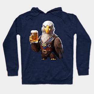 Eagle and Beer Hoodie